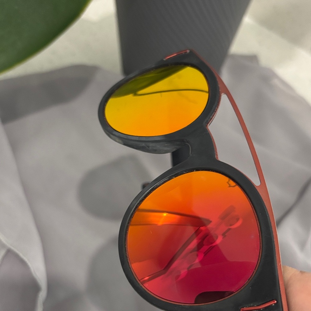 Givenchy Red and Yellow Women's Sunglasses